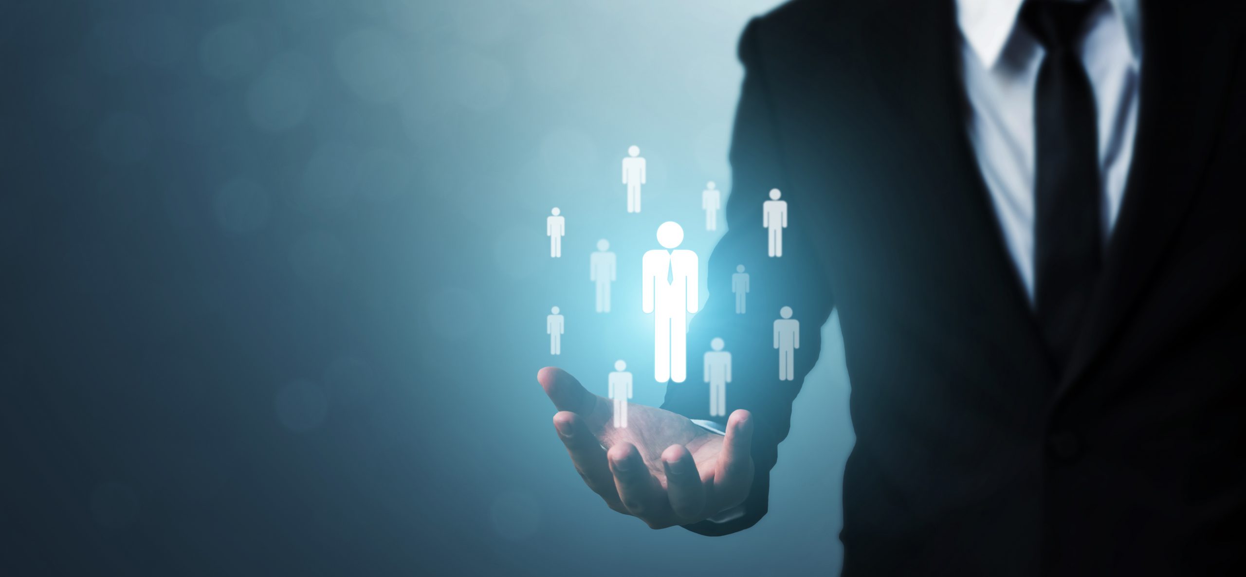 Human resources, Talent management and recruitment business concept and empty copy space for your text