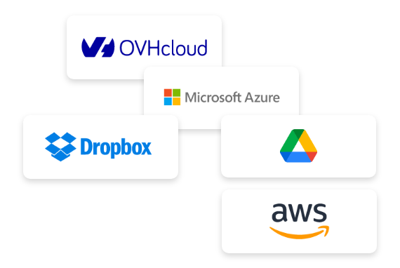 Cloud and on prem storage connectors